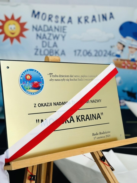 Nadanie  nazwy dla ŻŁOBKA ,,MORSKA KRAINA''